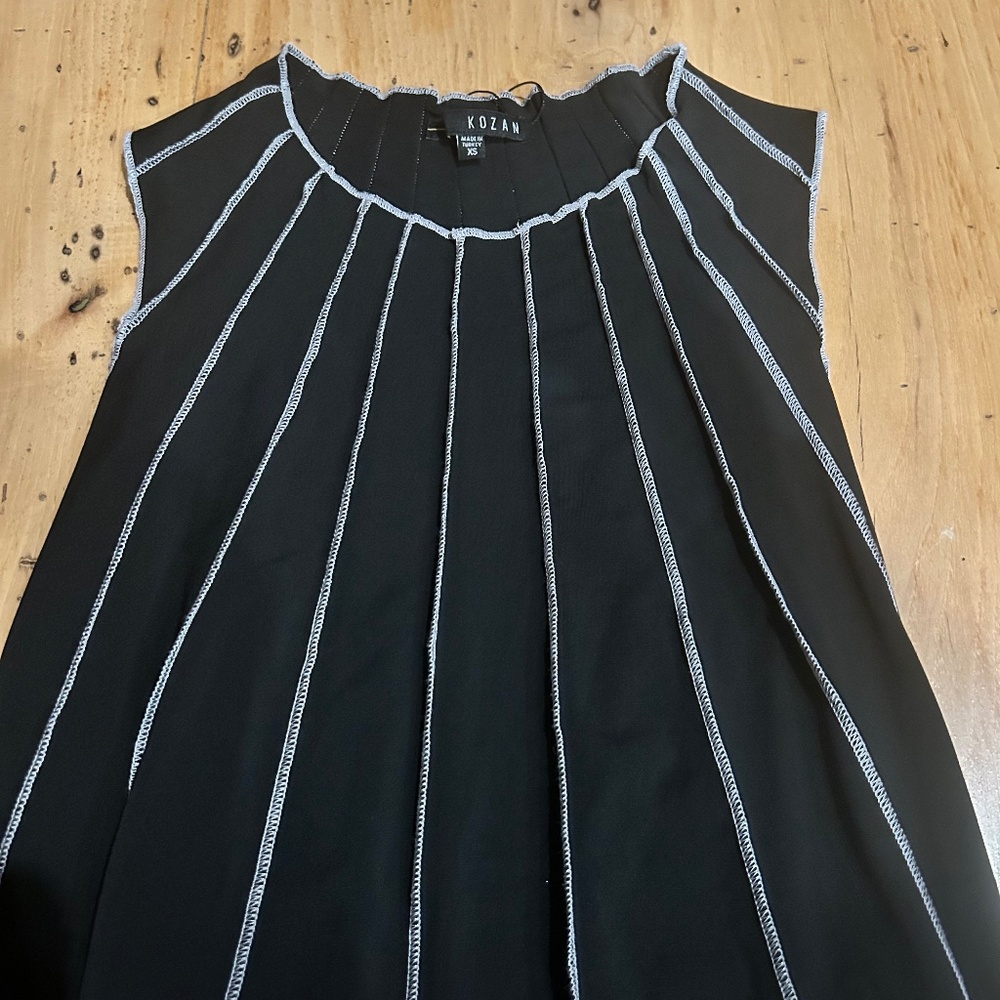 Black and white dress